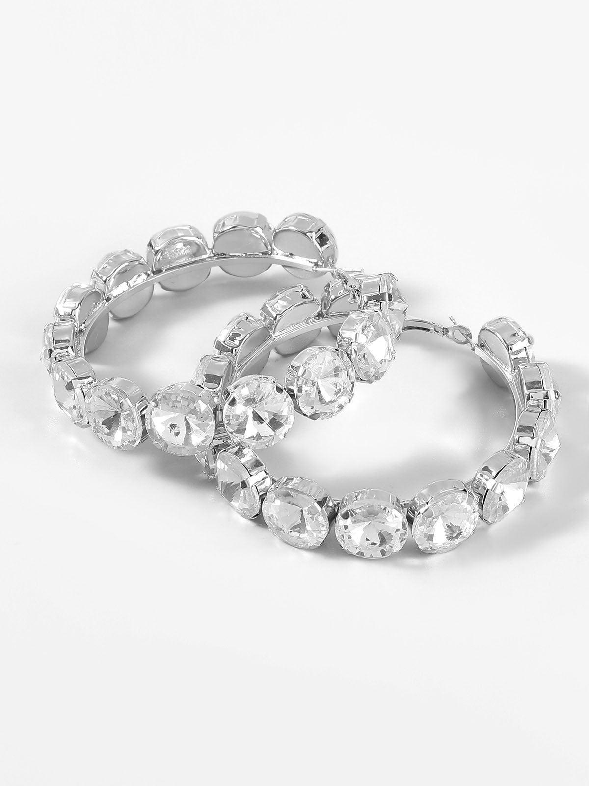 Orecchini a cerchio in diamante