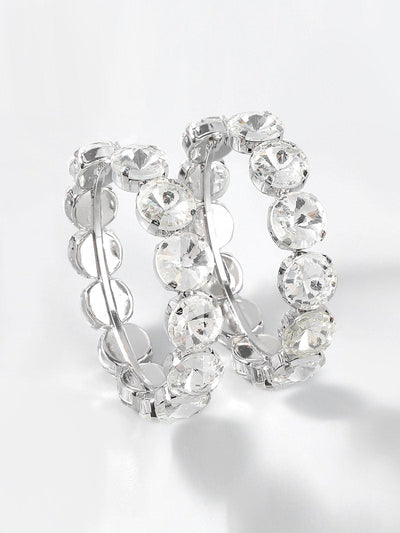 Orecchini a cerchio in diamante